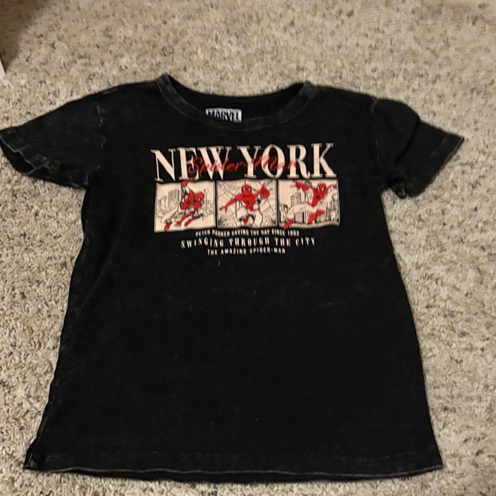 Marvel Black Spider-Man Kids T-Shirt